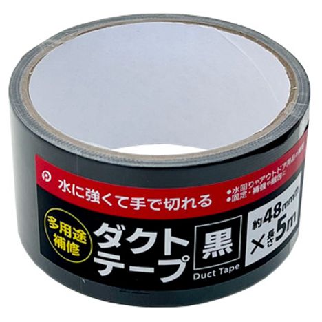 多用途補修ダクトテープ　黒の商品画像