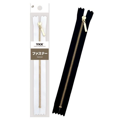 ＹＫＫファスナー　ゴールドカラーの商品画像