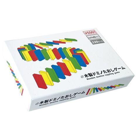 木製ドミノ倒しゲームの商品画像