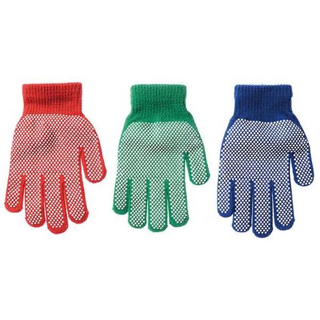 のびのび手袋　カラー　すべり止め付の3番目の写真