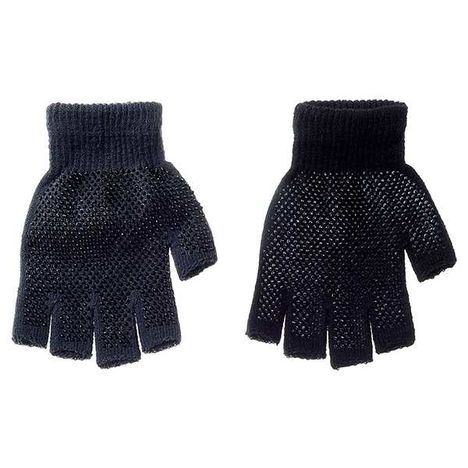 のびのび指切り手袋　無地　すべり止め付の3番目の写真