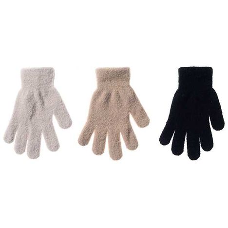 婦人極なめらか手袋無地の3番目の写真