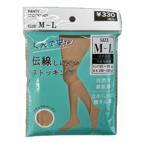 伝線しにくいパンストＭ－Ｌ　ＢＥの商品画像