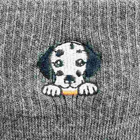 婦人　犬刺繍　ショートクルーの3番目の写真