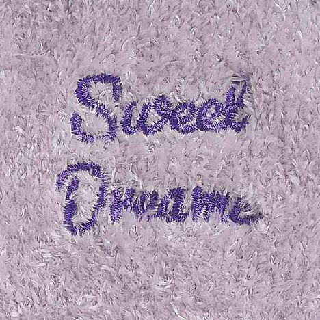 婦人シェニールルーム靴下刺繍付ＬＶの3番目の写真