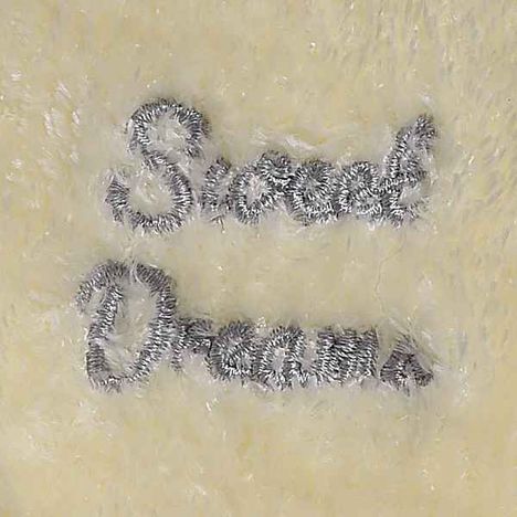 婦人シェニールルーム靴下刺繍付ＩＶの3番目の写真