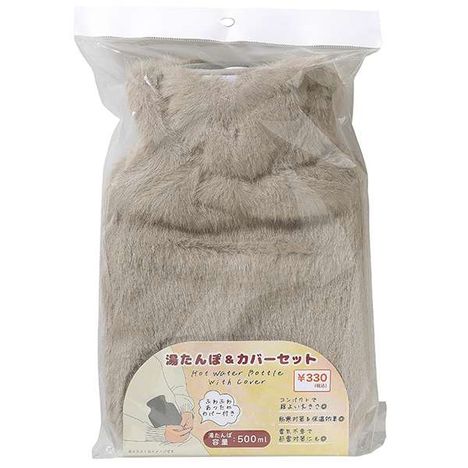ファーカバー付湯たんぽ５００ＭＯの画像
