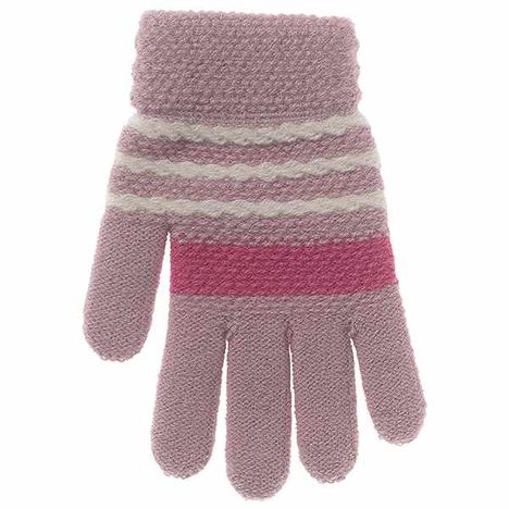 ＫＩＤＳ裏起毛手袋ロープボーダＰＩの3番目の写真