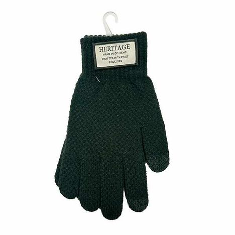 紳士手袋ワッペン付タッチパネルＢＫの2番目の写真