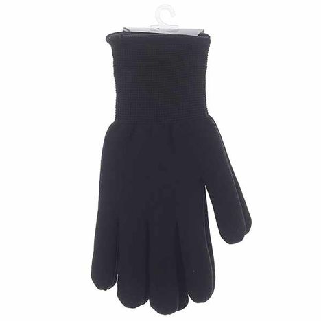 紳士裏ボアフィット手袋撥水加工ＢＫの2番目の写真