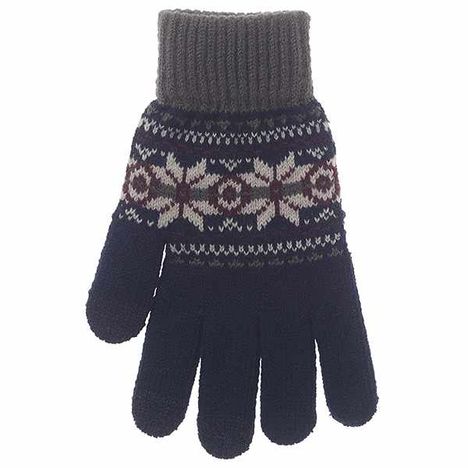 紳タッチニット手袋ノルディックＮＶの3番目の写真