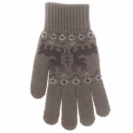 婦人タッチニット手袋トナカイ柄ＢＥの3番目の写真