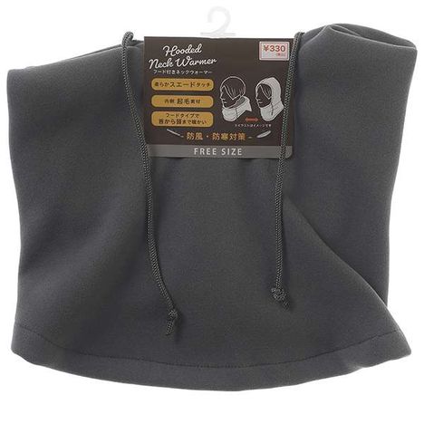 スエードタッチフードネックＷ　ＧＲの画像