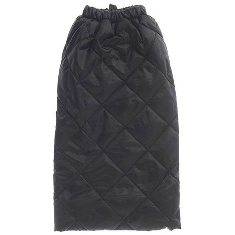 ダウン風レッグウォーマー裏ボアＢＫの3番目の写真