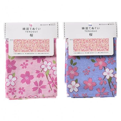 綿混手拭い　さくらの商品画像