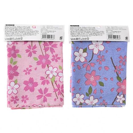 綿混手拭い　さくらの2番目の写真