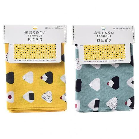 綿混手拭い　おにぎりの商品画像