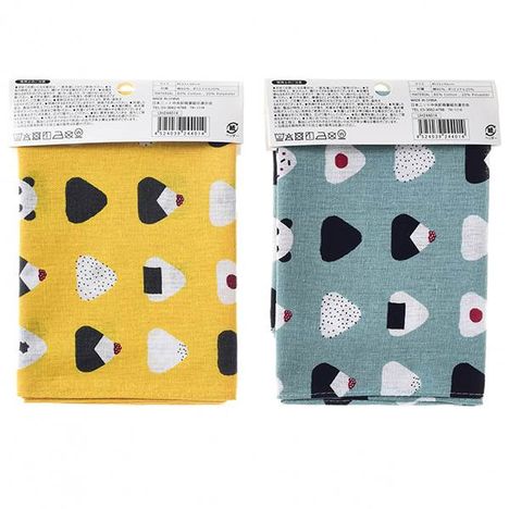 綿混手拭い　おにぎりの2番目の写真