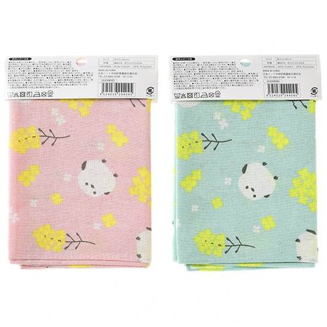 綿混手拭い　シマエナガ柄の2番目の写真