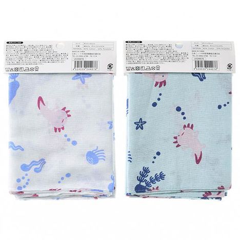 綿混手拭い　ウーパールーパーの2番目の写真