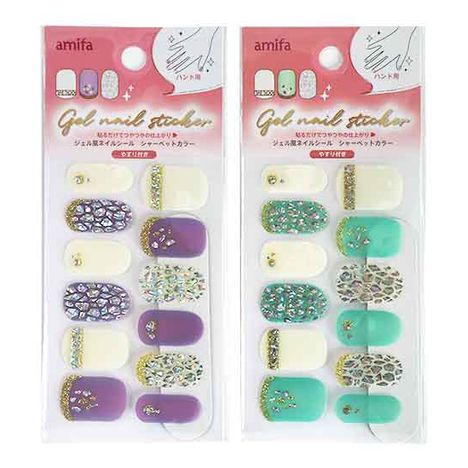 ジェル風ネイルシールハンド シャーベット 公式 大量注文専門 Can Doネットショップ