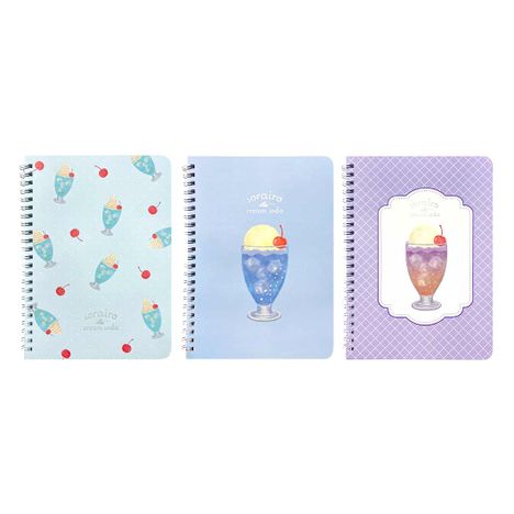 Ａ５縦Ｗリングノート　ソーダの商品画像