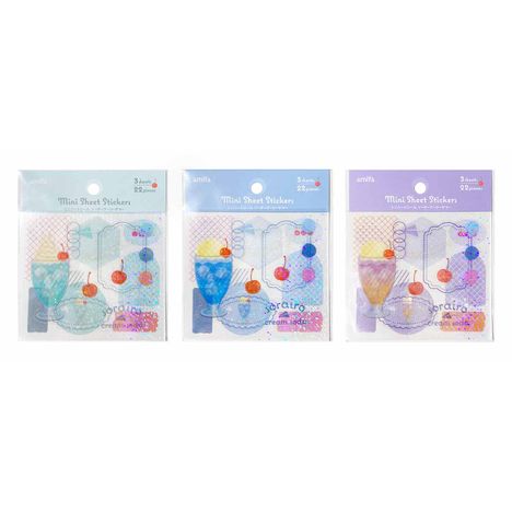 ミニシートシール　３シートアーリーサマーの商品画像
