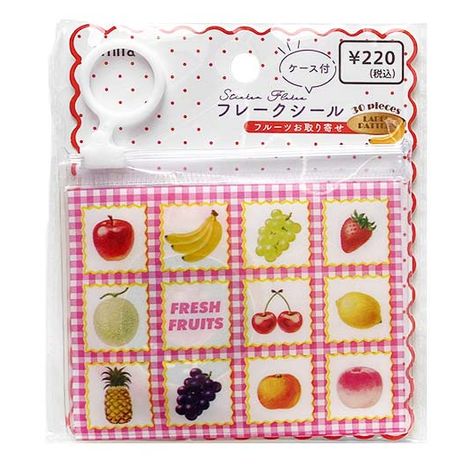 フレークシール３０Ｐケース付ラベルの商品画像