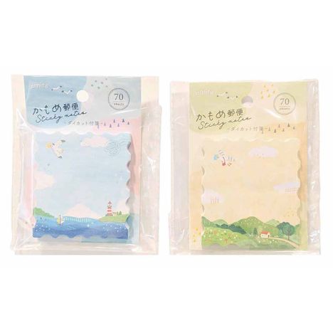 ダイカット付箋　７０Ｐ　かもめ郵便の商品画像