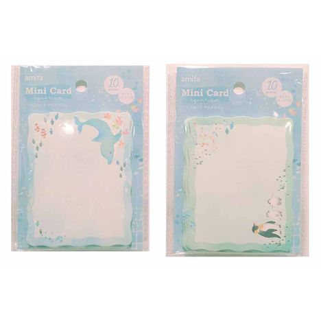 ミニカード　１０Ｐ　アクアリウムの商品画像