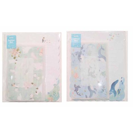 レターセット　３セット　アクアリウムの商品画像