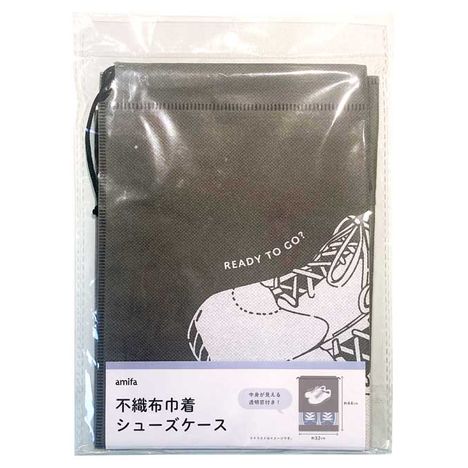 不織布巾着シューズケースの商品画像