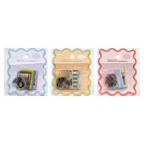 フレークシール　２４Ｐ　写真とラクガキの商品画像