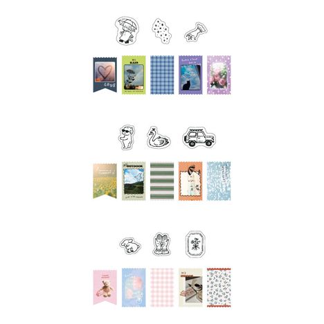 フレークシール　２４Ｐ　写真とラクガキの3番目の写真