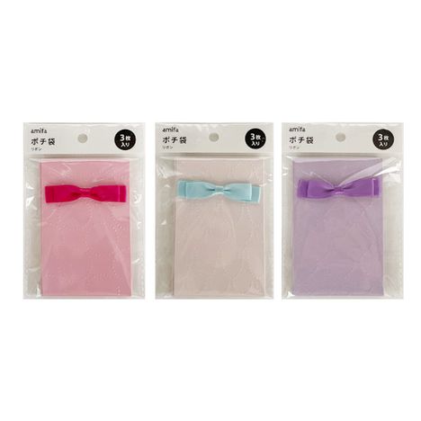 ポチ袋　３枚　リボンの商品画像