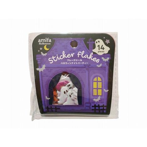 フレークシール　１４Ｐ　ハロウィンの商品画像
