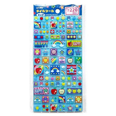 タイルシール　８４片　ポップの商品画像