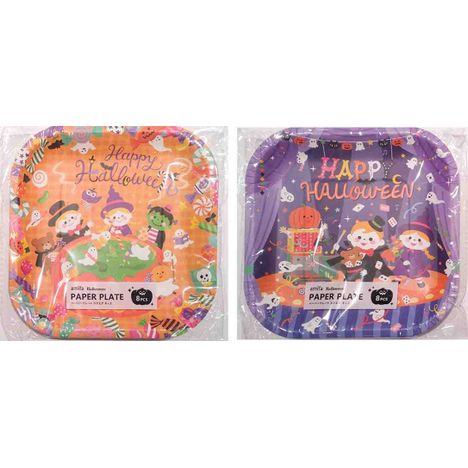 ペーパープレートスクエア　８Ｐ　キッズの商品画像