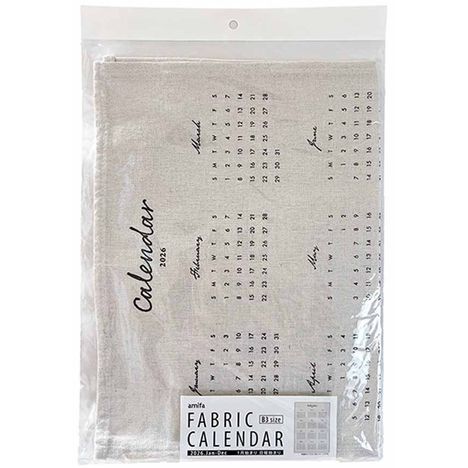 ２６カレンダー　Ｂ３　ファブリックの商品画像