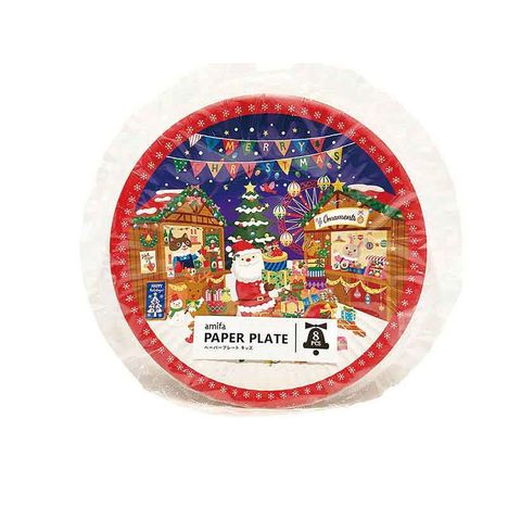 ペーパープレート８Ｐ　キッズの商品画像