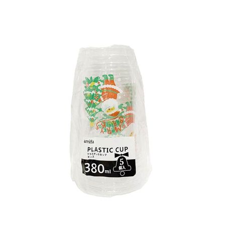 プラカップ３８０ＭＬ　５Ｐ　キッズの商品画像