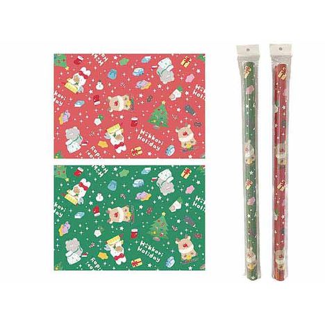 包装紙　１Ｐ　ほっこりホリデイの商品画像