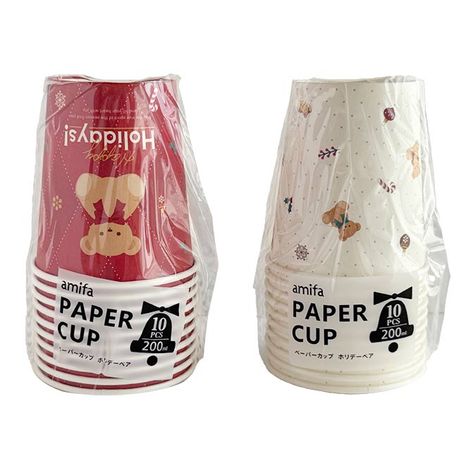ペーパーカップ２００ＭＬ　１０Ｐ　ベアの商品画像