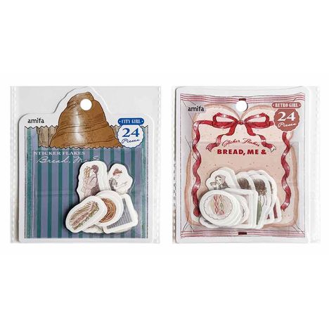 フレークシール　２４Ｐ　パンと私と、の商品画像
