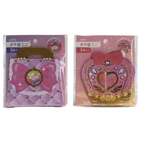 ポチ袋３枚　ガールズドリームの商品画像