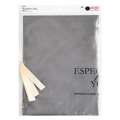 不織布巾着　底マチ　３Ｌ　ＥＳＰの商品画像