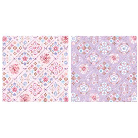 デザインペーパー　８Ｐ　花和柄の3番目の写真