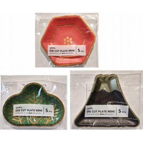 ダイカットプレート　ミニ　５Ｐ　縁起物の画像