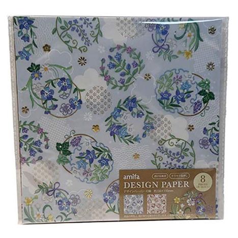 デザインペーパー　８Ｐ　花輪の商品画像