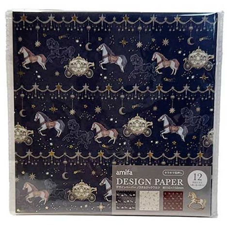 デザインペーパー１２Ｐノスタルジックの商品画像